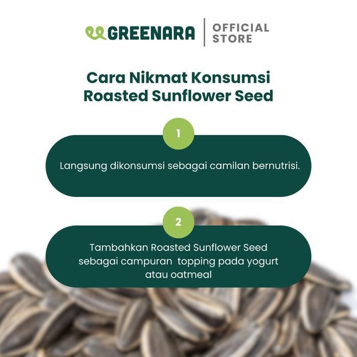 

Cri Greenara Roasted Sunflower Seed 500Gr / Kuaci Panggang / Snack Cemilan