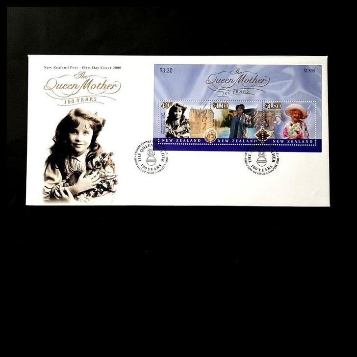 

TERMURAH PRANGKO FDC SS THE QUEEN MOTHER 100 YEARS DARI NEW ZEALAND !!!!!!
