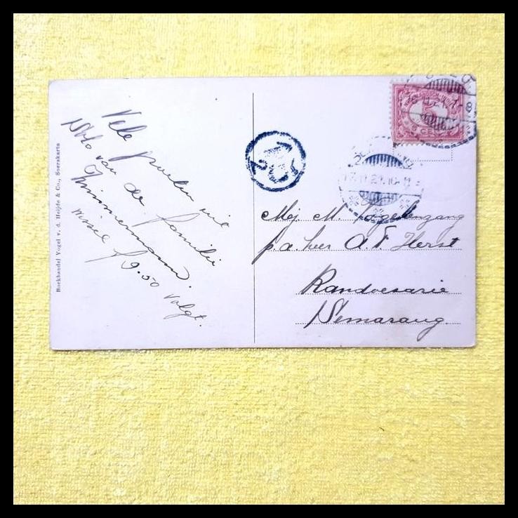 

GRATIS ONGKIR KARTUPOS BERGAMBAR ZAMAN BELANDA 1921. SOCIETEIT HARMONIE, SOLO DENGAN PRANGKO NED INDIE SERI ANGKA, 5 CENT DARI SOLO 16.11.21 DIKIRIM KE SEMARANG. CAP TIBA, SEMARANG 17.11.21 !!!!!!