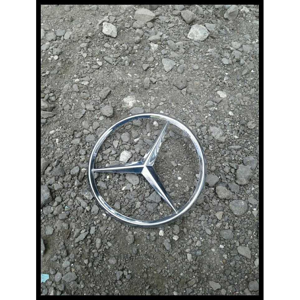 TERMURAH EMBLEM LOGO BADGE BAGASI MERCEDES BENZ TIGER W123 ORIGINAL 