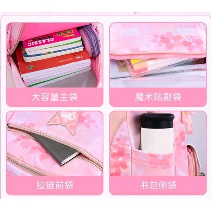 

Terjangkau Medd - 2025 Tas Sekolah Anak Kuromi Model Kulkas/Ransel Sekolah Anak Perempuan Sd Smp Sma/Tas Anak Cewek Anti Air