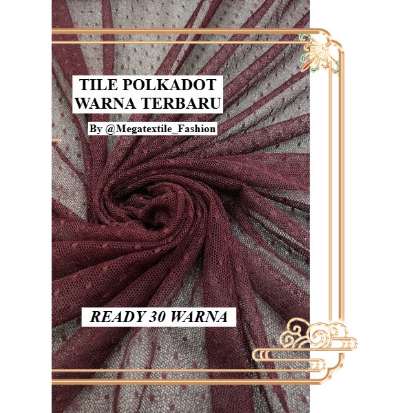 Tulle Polkadot / Tile Polkadot / Tile Bintik Polka / Tile dot