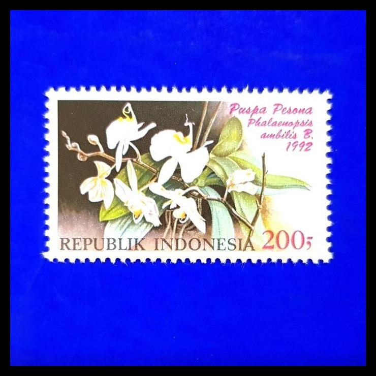

TERBARU PRANGKO INDONESIA. BUNGA ANGGREK, PUSPA PESONA, PHALAENOPSIS AMBILIS B !!