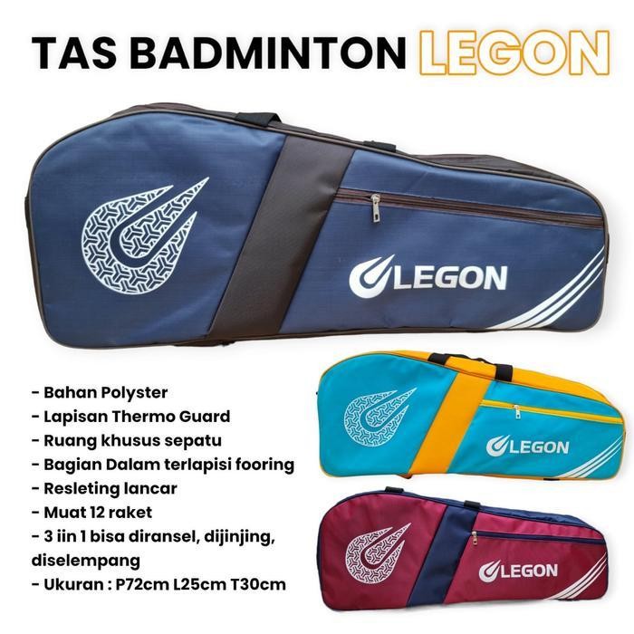 Sns Legon Tas Raket Badminton 2 Resleting
