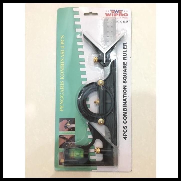 

HOT DEAL PENGGARIS GARISAN SIKU METER 12" KOMBINASI 4PCS WIPRO MODEL PGK-412S