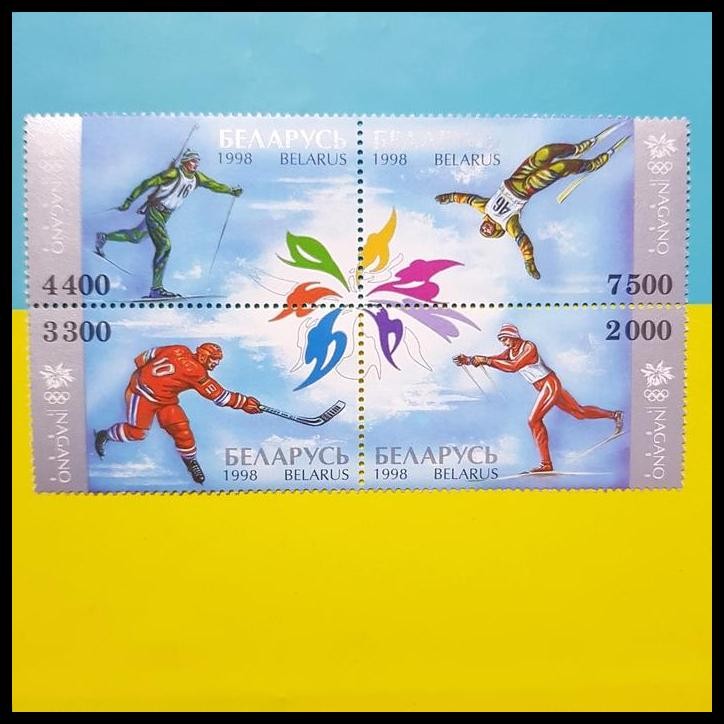 

TERMURAH PRANGKO BELARUS 1998 - WINTER OLYMPIC GAMES - NAGANO, JAPAN !!!!!!