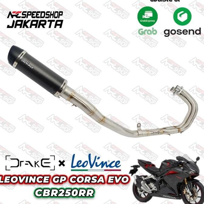 Knalpot Leovince Gp Corsa EVO Fullsystem Honda CBR250RR NEW