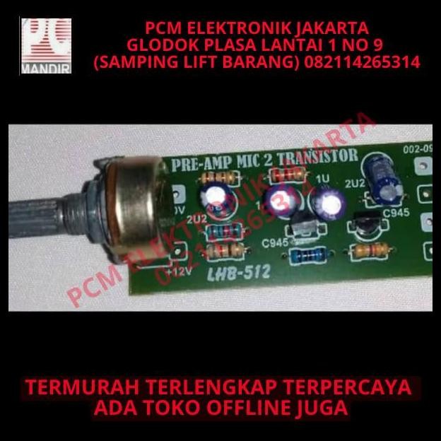 DISKON KIT MODUL MODULE PENGUAT MIC TO AMPLIFIER PREAMP PRE AMP MIC 2TR 
