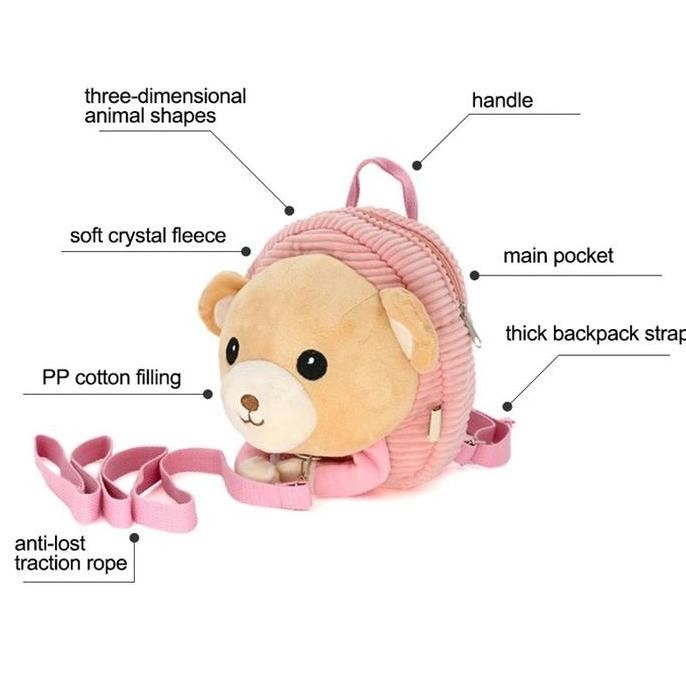 

Spesial Vinnatsu Ransel Anak Dengan Anti Lost Tali Pengaman/Tas Ransel Perjalanan Tas Sekolah Mini Bee Kecil /Tas Punggung Tali Traksi Anak-Anakbayi