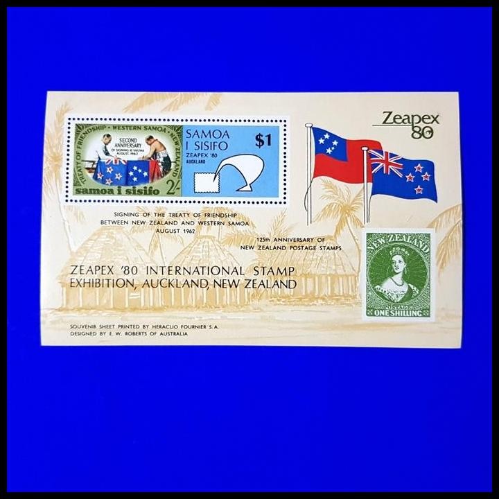 

DISKON PRANGKO SS ZEAPEX '80 INTERNATIONAL STAMP EXHIBITION NEW ZEALAND !!!!!!
