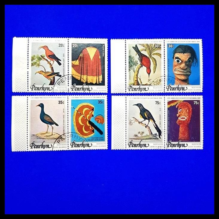 

TERBARU PRANGKO BURUNG DAN KARYA SENI. HAWAIIAN DISCOVERY BICENTENNIAL 1978 !!