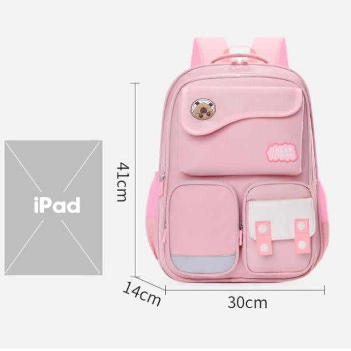 

Terjangkau [Hinata] Tas Ransel Sekaloh Anak Sd Motif Simple Dan Warna Cakep Kualitas Premium -M0304