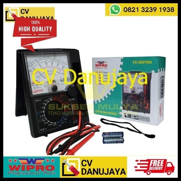 TERMURAH ANALOG MULTITESTER WIPRO YX - 360TRD 