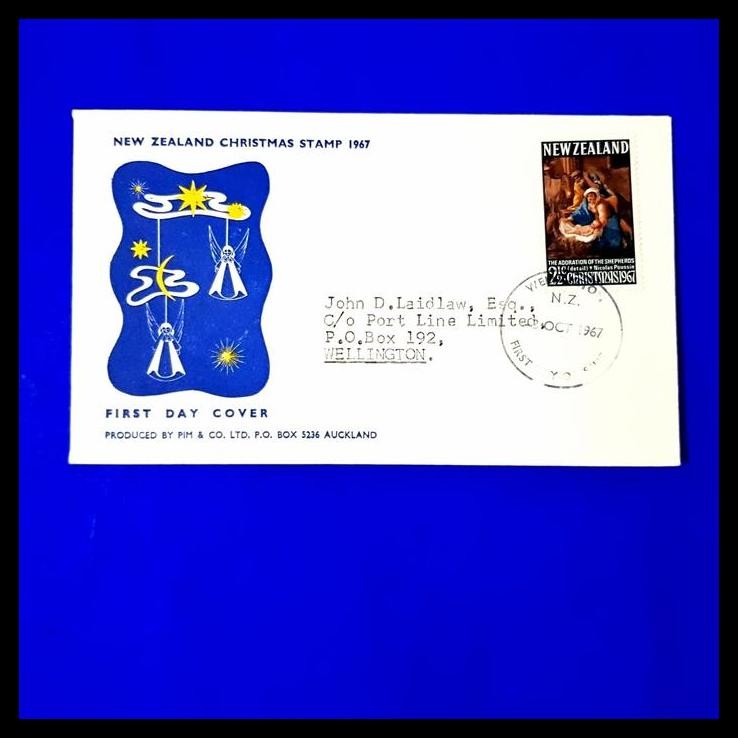 

BEST DEAL PRANGKO NATAL/CHRISTMAS 1967. ADORATION OF THE SHEPHERDS. NEW ZEALAND