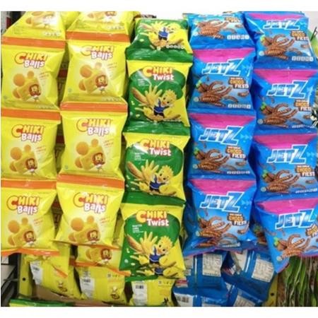 

Aneka Chiki Renceng Varian Rasa Chiki Balls Taro Jetz Chitato Twist Smax Ring Piattos French Fries Isi 10Pcs