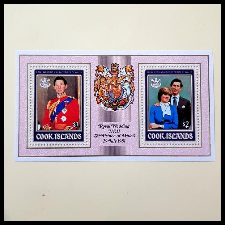 

HOT DEAL PRANGKO CHARLES & DIANA ROYAL WEDDING 1981. SS DARI COOK ISLANDS !!!!!
