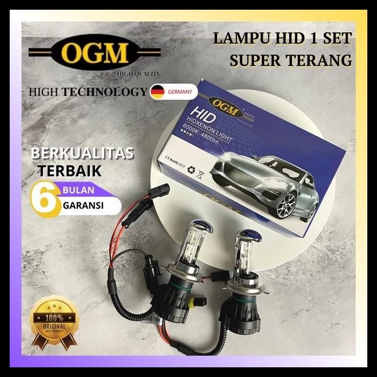 HOT DEAL OGM - LAMPU HID MOBIL DAIHATSU XENIA 2011-2016 6000K 35W HIGH TECH