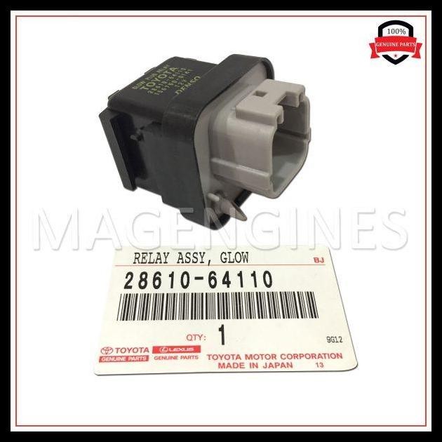 TERMURAH RELAY STARTER GLOW PLUG KIJANG DIESEL COROLLA HILUX DYNA 28610-64110 