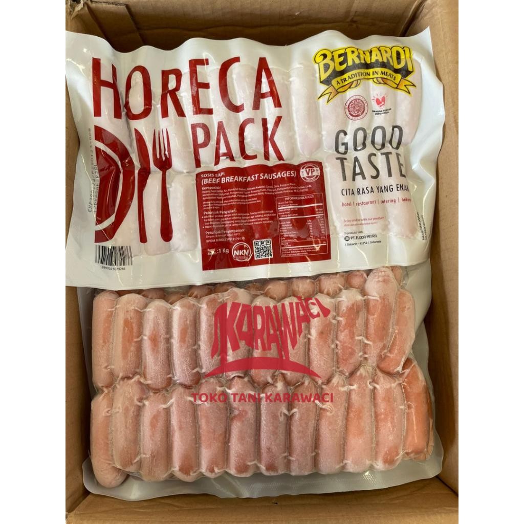 

Cri Bernardi Sosis Sapi Horeca 1Kg Halal Vacuum Pack