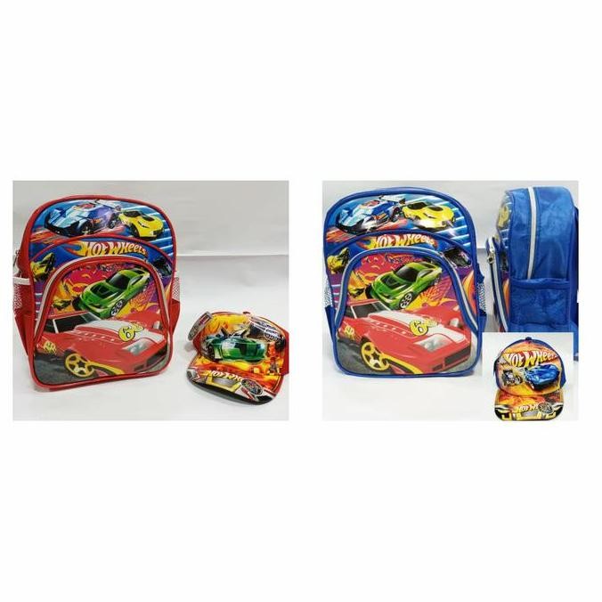

Diskon Paket Kado Topi Tas Ransel Backpack Anak Hotwheel Hotwheels Hot Wheels