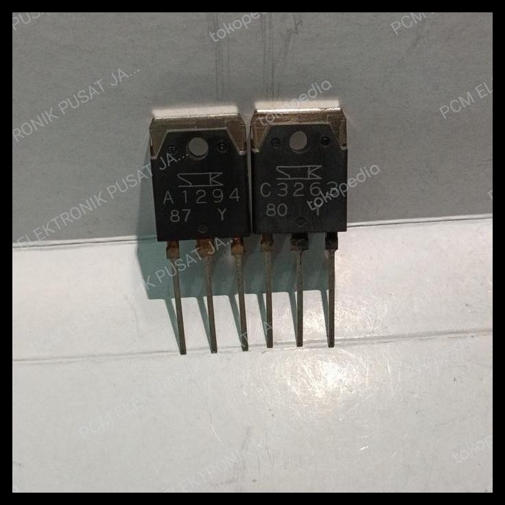 GRATIS ONGKIR 2568 TRANSISTOR TR POWER AMPLIFIER AMPLI SANKEN A1294 C3263 ORI SET 