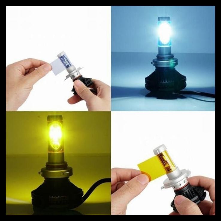 TERBARU LAMPU DEPAN MOBIL COROLLA CROSS LED X3 H11 H4 UNIVERSAL 