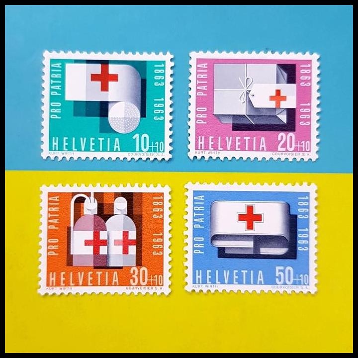 

HOT DEAL PRANGKO PALANG MERAH MEDICAL RED CROSS DARI HELVETIA/SWISS. MNH !!!