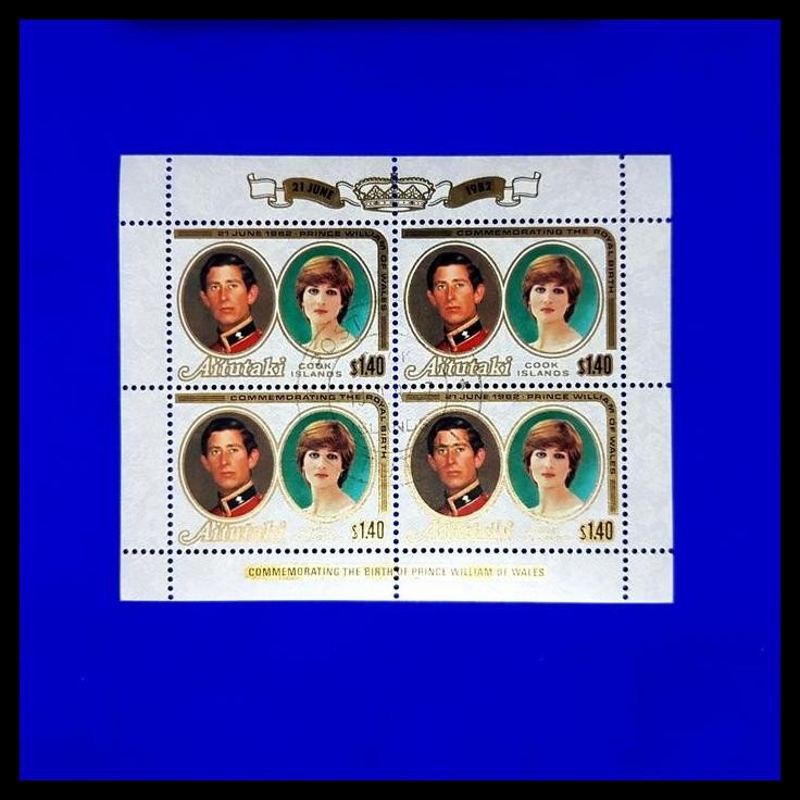 

DISKON PERANGKO/PRANGKO COMMEMORATING THE BIRTH OF PRINCE WILLIAM OF WALES !!!!!!