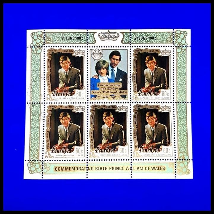 

HOT DEAL PERANGKO/PRANGKO COMMEMORATING BIRTH PRINCE WILLIAM OF WALES. PENRHYN !!!!!