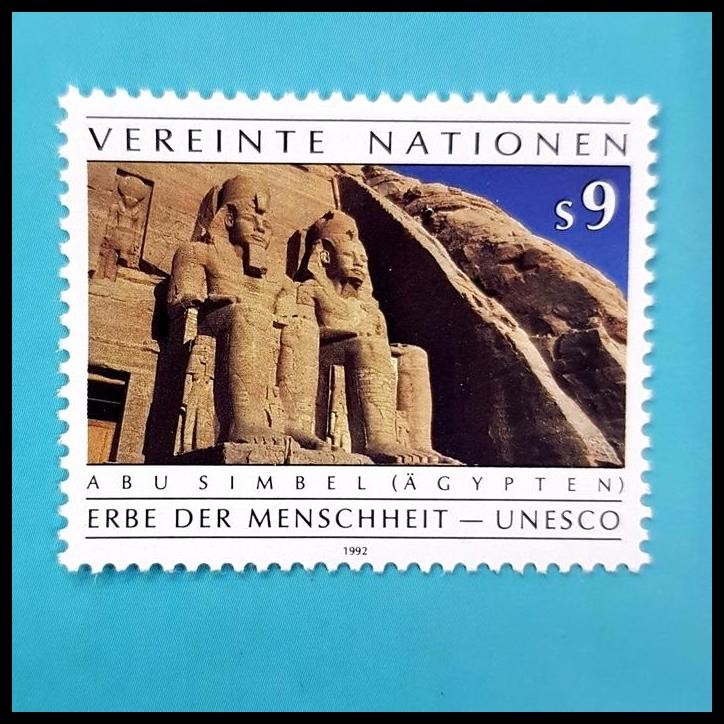 

BEST DEAL PRANGKO MONUMEN ABU SIMBEL DI MESIR SITUS WARISAN DUNIA UNESCO MNH !!!