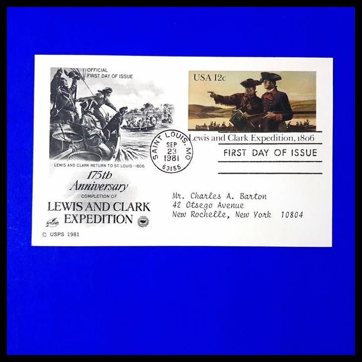 

TERMURAH KARTUPOS AMERIKA 175TH ANNIV. COMPLETION OF LEWIS AND CLARK EXPEDITION !!!