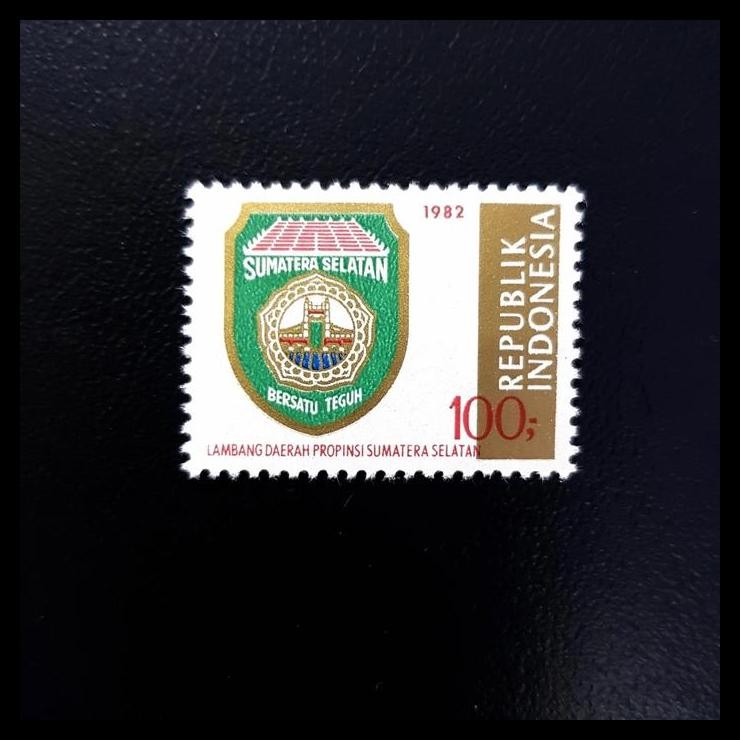 

TERBARU PRANGKO INDONESIA 1982. LAMBANG DAERAH PROPINSI SUMATERA SELATAN !!!!!