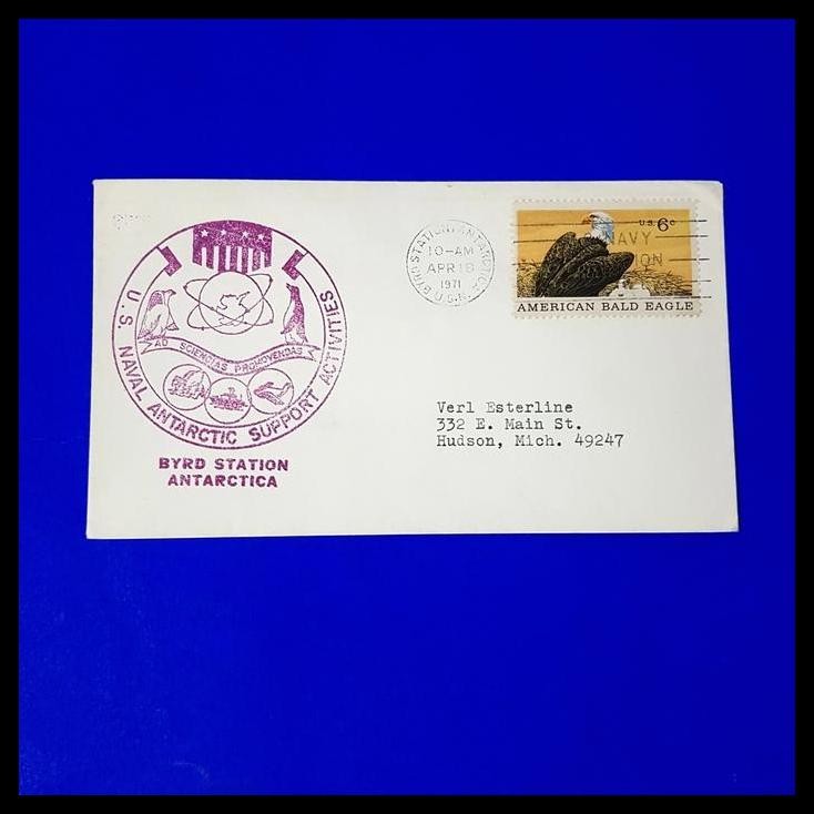 

TERMURAH PERANGKO/PRANGKO BURUNG ELANG/ AMERICAN BALD EAGLE. SAMPUL ANTARTIKA !