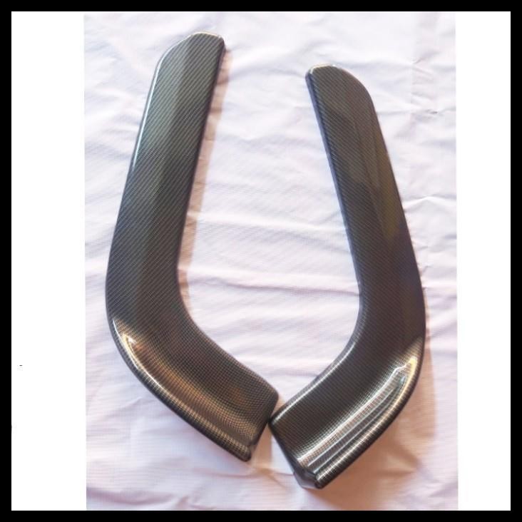 HOT DEAL WINGLET DEPAN VARIASI BEMPER DEPAN MOBIL VIOS GEN 1 FULL CARBON 