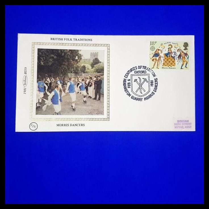 

BEST DEAL PRANGKO INGGRIS/GREAT BRITAIN. FDC BRITISH FOLK TRADITIONS. 1981 !