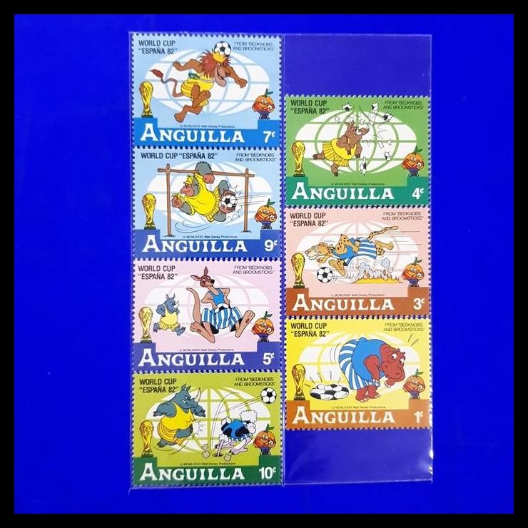 

BEST DEAL PERANGKO/PRANGKO DISNEY. WORLD CUP ESPANA 82 DARI ANGUILLA
