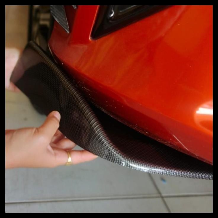 TERMURAH WINGLET DEPAN VARIASI BEMPER DEPAN MOBIL KARIMUN GS/KOTAK FULL CARBON 