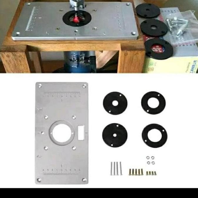 Router Plate Insert Trimmer/ Meja Trimmer/Meja Router/Meja Profil