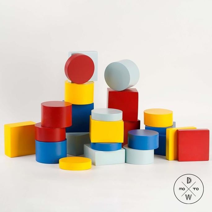 Photoprops - Podium / Leveling Balok Kubus dan Tabung Minies