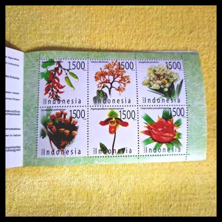 

HOT DEAL PRANGKO INDONESIA 5.11.2003. PRANGKO SERI FLORA & FAUNA 2003. BOOKLET (BUKU PRANGKO) HARGA KATALOG 100K !!!