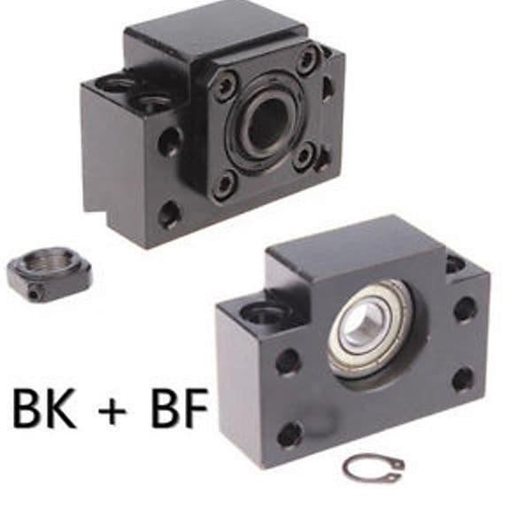 BK 12 + BF 12 Ball Screw End Support (Ballscrew BK12 + BF12 set)
