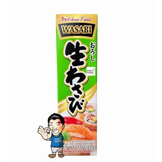 

House Neri Wasabi Tube Pasta Wasabi Jepang 43 Gr