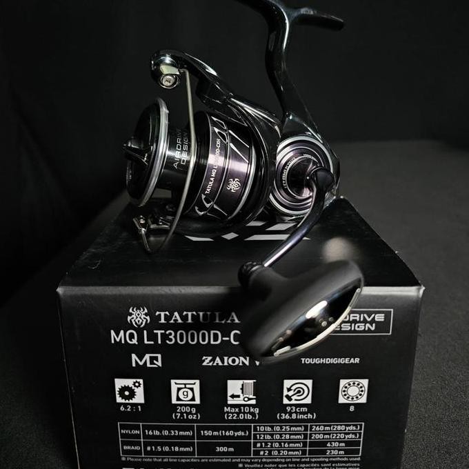 BARU REEL DAIWA TATULA MQ LT 1000D-H / 2500D-XH / 3000D-CXH - TERBARU