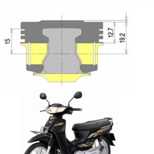 Piston FIM Honda Supra Grand Legenda Win Pin13 FIM41