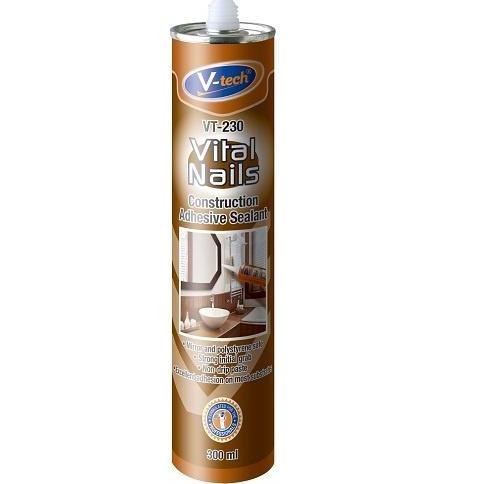 Vtech Vital Nails No More Nail - Lem Cermin Construction Adhesive Kuat
