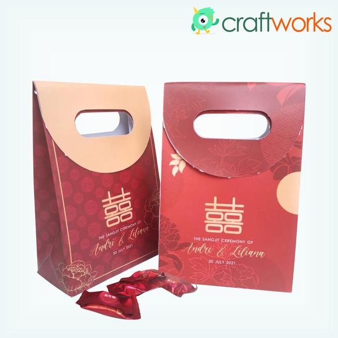 ><><><] SOUVENIR PERMEN SANGJIT CUSTOM PAPER BAG | CANDY BOX CUSTOM