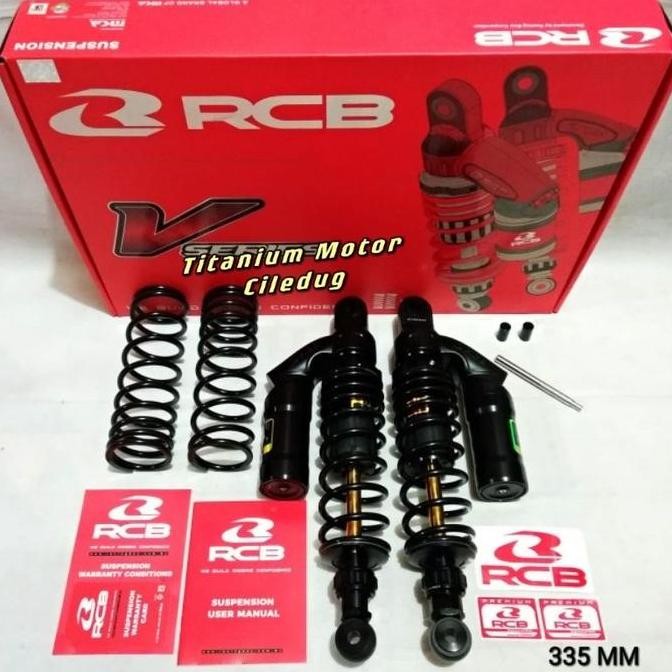 Shock RCB V Series Black 335mm RX KING TER VERZA W175 SUPRA125