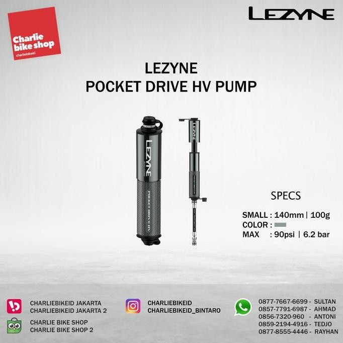 Lezyne Pocket Drive Hv Handpump