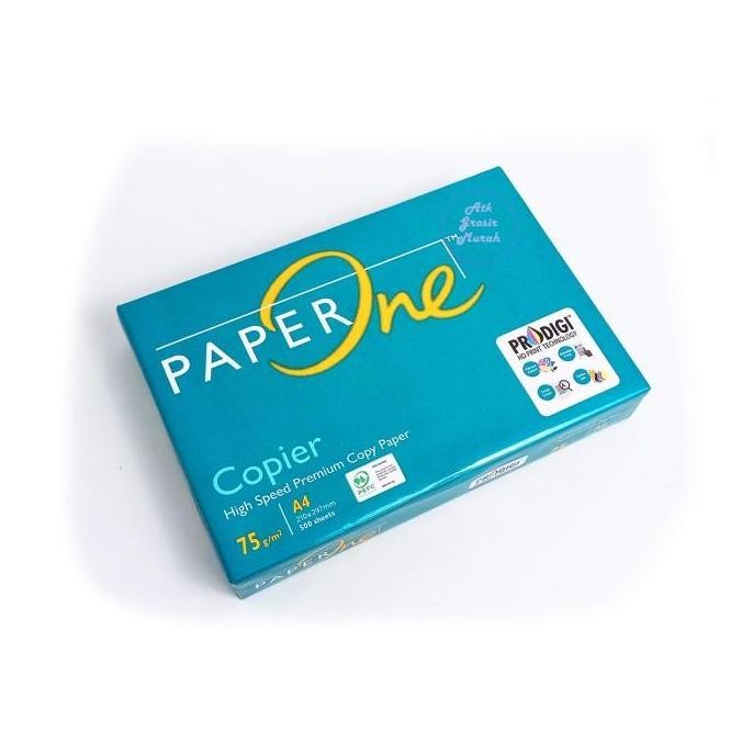

Paper One HVS A4 75 Gsm - Kertas Foto Copy - [ BOX ]