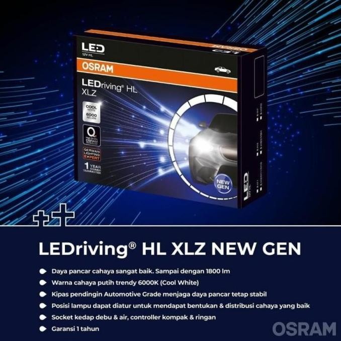 OSRAM LED H8 H16 H11 XLZ NEW GEN 3.0 GARANSI 1 TAHUN - LAMPU FOGLAMP/DEKAT OSRAM LED